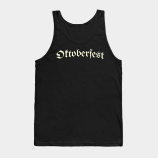 Oktoberfest Typography Tank Top